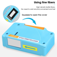 thumbnail image 3 of 2X -550 Optical Fiber Connector Cleaner Fiber Conector Cleaning Cassette Cassette Cleaner Fiber Optic Cleaning Box, 3 of 9