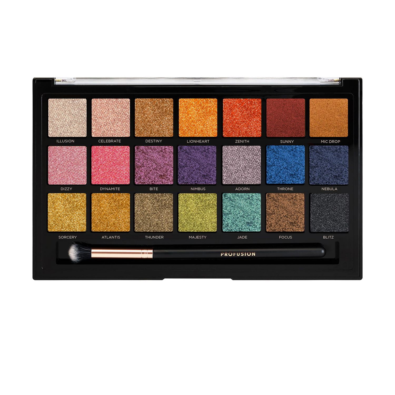 Profusion Cosmetics | Palette de Fards à Paupières 21 Teintes