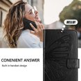 thumbnail image 5 of Butterfly Wallet Case for iPhone 17 Pro with Card Slots & Stand - Shockproof Black, 5 of 5