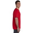 thumbnail image 3 of Fruit Of The Loom T-Shirt à Manches Courtes en Coton HD Col en V pour Hommes, 3TG, Rouge Vif, 3 of 3
