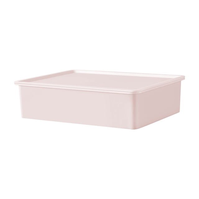 Compartment Storage Case with Lid, Storage Box Drawer Organizer for Underwear Panty Organizing, 11x8x3 Inches