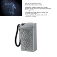 thumbnail image 4 of Portable Ashtray Pocket Covered with Lid, Aluminum Alloy, Mini Embossed Pattern, Bar Indoor Outdoor Home Office, Easy to Use, Wide Application, Easy to Carry, 4 of 7