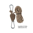 thumbnail image 2 of EQWLJWE Cintres à Cliquet Robustes, Corde à Cliquet pour Attacher, Réfléchissante, Auvent Réglable, Sangle de Tente, Cintre Rétractable, Crochet d'Arrimage avec Crochets Renforcés pour Camping, Culture, Lumière, Cintres à Corde Ajustables, 2 of 9