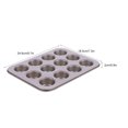 thumbnail image 4 of 40°C To 230°C Bakeware, Cake  Cupcake Pan, 12-Cup Kitchen For Home Gold, 4 of 8