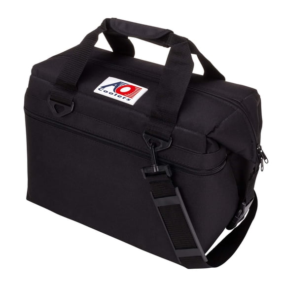 AO Coolers AO24CH 24 Can Mobile Soft Cooler with High-Density Insulation, Black