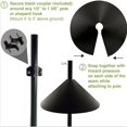 thumbnail image 1 of SUTENGDA Squirrel Baffle，Professional Galvanized Prevents Squirrel Guard Baffle，Wrap Around Squirrel Baffle Protect Outside Hang Bird Feeders and Pole Mount from Raccoon Squirrels Rod, 1 of 8