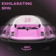 thumbnail image 4 of Qaba Auto Tamponneuse 12 V pour Tout-Petits avec Rotation à 360 Degrés, Rose, 4 of 10