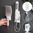 thumbnail image 2 of Flat Iron Hair Straightener,Curling Iron Storage Rack Perforation Free Bathroom Wall Mounted for Ironing Board Support, 2 of 9