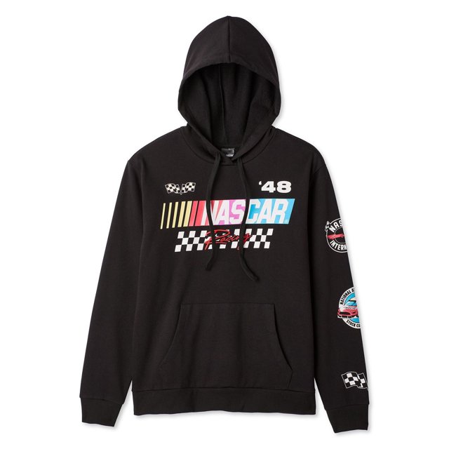Haut à capuchon à imprimé graphique NASCAR pour hommes