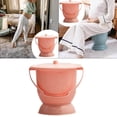 thumbnail image 3 of Handheld Spittoon with Lid Portable Urinal Bottle for Handheld Spittoon with Lid Bedroom 21x23cm Orange, 3 of 9