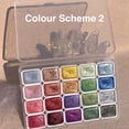 thumbnail image 2 of 20 Color Pearl Solid Watercolor Paint Set with High Transparency Pigments for Artists and Beginners, 2 of 3