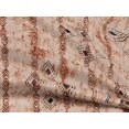thumbnail image 4 of oneOone Rayon Apricot Fabric Geometric Texture Fabric For Sewing Printed Craft Fabric By The Yard 56 Inch Wide, 4 of 5