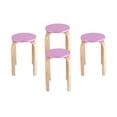 thumbnail image 3 of Stacking Stool, Candy Color Bent Wood, Non , Durable, Kids Room Decor with Anti Slip, Floor , 15.75 X 17.9inch, 3 of 8