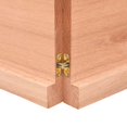 thumbnail image 3 of vidaXL Table Top Light Brown 200x60x(2-4)cm Treated Solid Wood Live Edge, 3 of 7