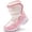 Pink, variant on Harvest Land Toddler Girls Snow Boots Kids Winter Warm Boots Waterproof Slip Resistant Outside Shoes(Toddler/Little Kids/Big Kids)