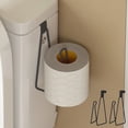 thumbnail image 1 of 2pcs Metal Over The Toilet Paper Roll For Bathroom Tissue The Hook For Bathroom Storage And Kitchen Organization Hanging Holds, 1 of 6
