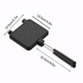 thumbnail image 2 of Home Kitchen Item Clearance!Pcksrro Breakfast Sandwich Maker Sandwich Maker Hot Dog Toaster Press Bakeware Nonstick Frying Pan Pancake Pan Cooker With Removable Handle for Breakfast Pancakes Omele, 2 of 8