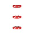 thumbnail image 2 of Maytalsory Comfortable Wear Cat Collar In Multiple Sizes With Stylish PU PU Cat Collar Dogs Collars red 1.5*30cm 3Set, 2 of 6