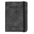 thumbnail image 1 of Lolmot Skin Feel Retro Passport Case with Multi-Card Slot Rfid Anti-Scanning Waterproof Card, 1 of 2