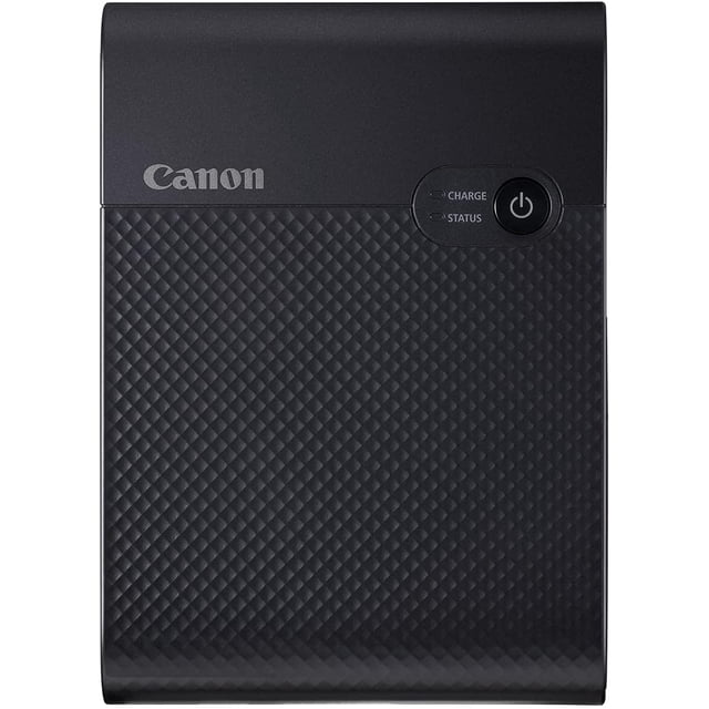 Canon SELPHY Square QX10 Portable Photo Printer, Wi-Fi Connectivity, USB Charging, Dye Sublimation Printing, 100 Year Print Life, Square Photo Paper, SELPHY Photo Layout App INTL Model (Black)