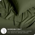 thumbnail image 2 of Ivy Union Microfiber Sheet Set - 4-Pieces - Breathable - Deep Pocket, Full, Cypress, 2 of 6