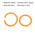 thumbnail image 4 of Unique Bargains 1.8' OD 1.4' ID Loose Leaf Rings Binder Ring, Orange, 50 Count, 50 Pack, 4 of 6
