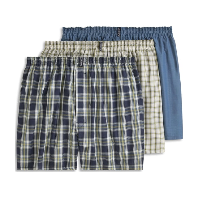Jockey Boxeurs Classiques pour Hommes à Coupe Complète 5 Po - Lot de 3