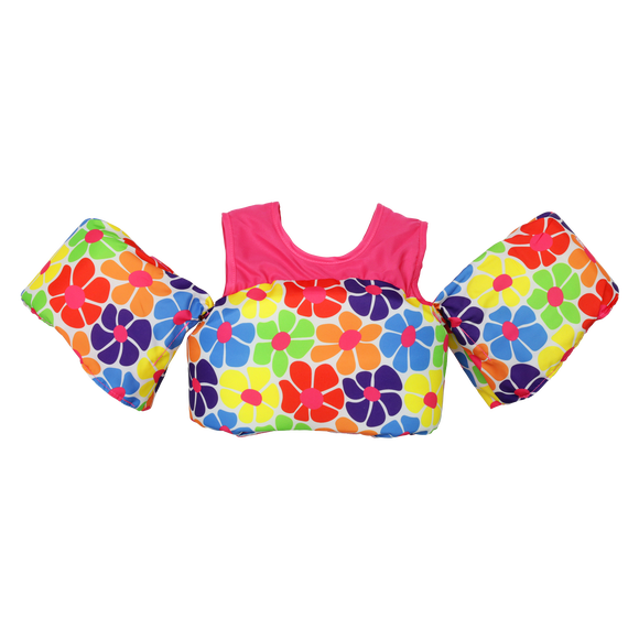 Body Glove Paddle Pals Flower Kids Life Jacket Swim Vest USCG Approved 33-55 lbs Adjustable PFD