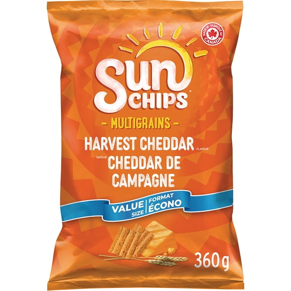 SunChips Harvest Cheddar flavour Multigrain Snacks Value Size