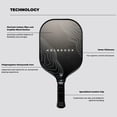 thumbnail image 4 of Holbrook Pickleball Paddles - Day N' Night Design | Performance Series | Carbon Fiber Graphite Blend Surface | Polypropylene Honeycomb Core, 4 of 5