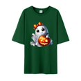 thumbnail image 4 of YLHFASHION T-shirt d'Halloween pour Femmes à Manches Courtes, Col Rond, Graphique, Hauts Imprimés Citrouille, Chandails Décontractés d'Automne 2025, Aubaines du Jour, Liquidation, T-shirt à Manches Courtes pour Femmes, 4 of 4