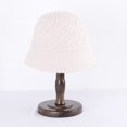 thumbnail image 4 of LinYooLi Small Bucket Hat Ladies Foldable Fashion Soft Solid Color Twill Crochet Women Girl Knit Hat Winter Thick Keep Warm, 4 of 8