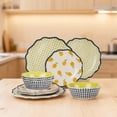 thumbnail image 2 of Hometrends Ensemble Vaisselle en Bambou Mélamine Citron 12 Pièces, Vert, 2 of 2
