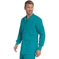thumbnail image 2 of Landau Veste Médicale d'Échauffement Classique à 4 Poches pour Homme, Bleu Sarcelle, Petit, 2 of 9