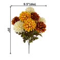 thumbnail image 3 of Mainstays 50.8 cm Indoor Artificial Mum Bush, Cream Orange Color, 3 of 5