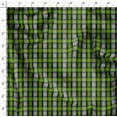 thumbnail image 4 of Soimoi Green Modal Satin Fabric Plaid Check Print Sewing Fabric Yard 42 Inch Wide, 4 of 5