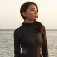 thumbnail image 3 of Women's Full Body Wetsuit Cold Water Keeping Warm Neoprene Diving Suit Rash Guard One-Piece Long Sleeve Zip Quick Dry Sunsuit, 3 of 9