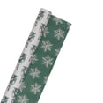 thumbnail image 3 of Papier cadeau de Noël bonshommes de neige et flocons Holiday Time, largeur 30 po, 3 of 5