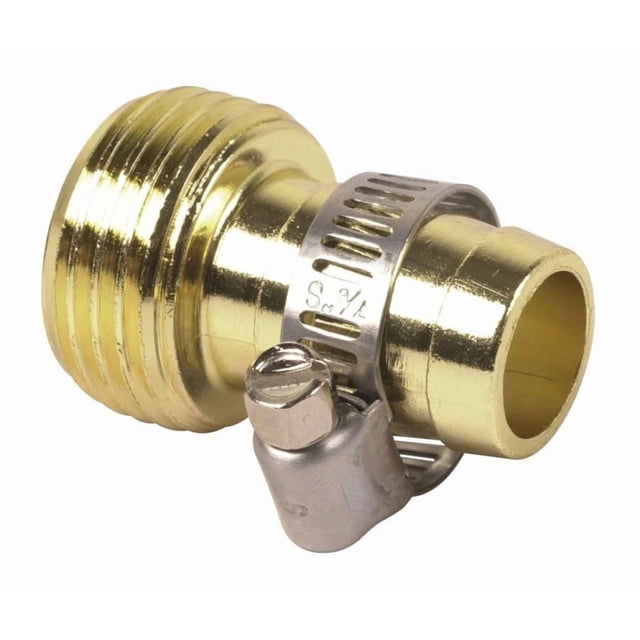 proof metal construction heavy-duty die-cast Coupling Repair Male hose mender with crush-proof metal construction and stainless steel adjustable hose clamp, ideal for garden irrigation and water valve connections