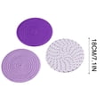 thumbnail image 3 of Dvkptbk Placemats Potholders Set Trivets Set Cotton Thread Weave Hot Pot Holders Set (Set of 3) Stylish , Hot Mats,Spoon for Cooking and Baking By Diameter 7 Inches Kitchen Gadgets, 3 of 5