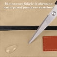 thumbnail image 4 of Fridja Sac à Outils Multifonction, Organisateur d'Outils à 5 Compartiments à Fermeture Éclair, Sacs de Rangement d'Outils Portatifs, Pochette en Tissu Imperméable à Fermeture Éclair pour Mécanicien, Électricien, Réparateur, 18,5 x11 Po, Kaki, 4 of 6