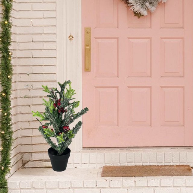 Christmas Decor Mini Christmas Tree Artificial Mini Christmas Pines Tree Mini Pines Tree Christmas Decoration Christmas Tree Indoor Home Christmas Ornaments