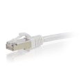 thumbnail image 2 of C2G Câble Patch Réseau Ethernet Sans Accroc Cat6 1 Pieds - Blanc - Câble Patch - RJ-45 (m) à RJ-45 (m) - 1 Pieds - Paire Torsadée Blindée (SSTP) - Chat 6 - Moulé, Sans Accroc, Échappé - Blanc, 2 of 3