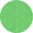 thumbnail image 1 of Ahgly Company Machine Washable Indoor Round Transitional Neon Green Area Rugs, 4' Round, 1 of 7