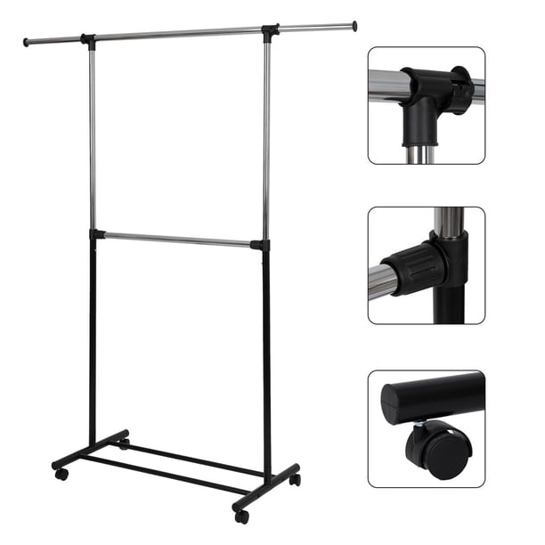 walmart dress rack Wardrobe Standing Clothes Winado Heavy Duty Clothes Rack Clothing Rack Wire Garment Rack Freestanding tier garment rack Okay Walmart you did it