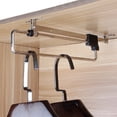 thumbnail image 2 of Shisuyan 2 Pcs Tringle Rétractable de Garde-Robe Coulissante Rail Extensible Tringle de Penderie Coulissante Rail de Valet de Garde-Robe Coulissant Extensible Télescopique Tringle à Vêtements Support de Tringle de Garde-Robe Rail de Cintre de Garde-Robe, 2 of 8