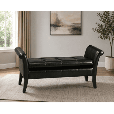 K Living 0819 Jasper Bench with Storage for Living Room