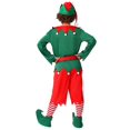thumbnail image 3 of Costume d'Aide du Père Noël pour Garçon, 3 of 3