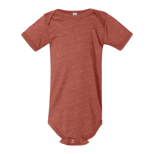 Bella Canvas Baby Jersey One Piece, 3-6, Heather Mauve