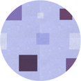thumbnail image 1 of Ahgly Company Tapis d'Intérieur Rond Lavable en Machine Transitionnel Violet, 7 Pieds Rond, 1 of 7